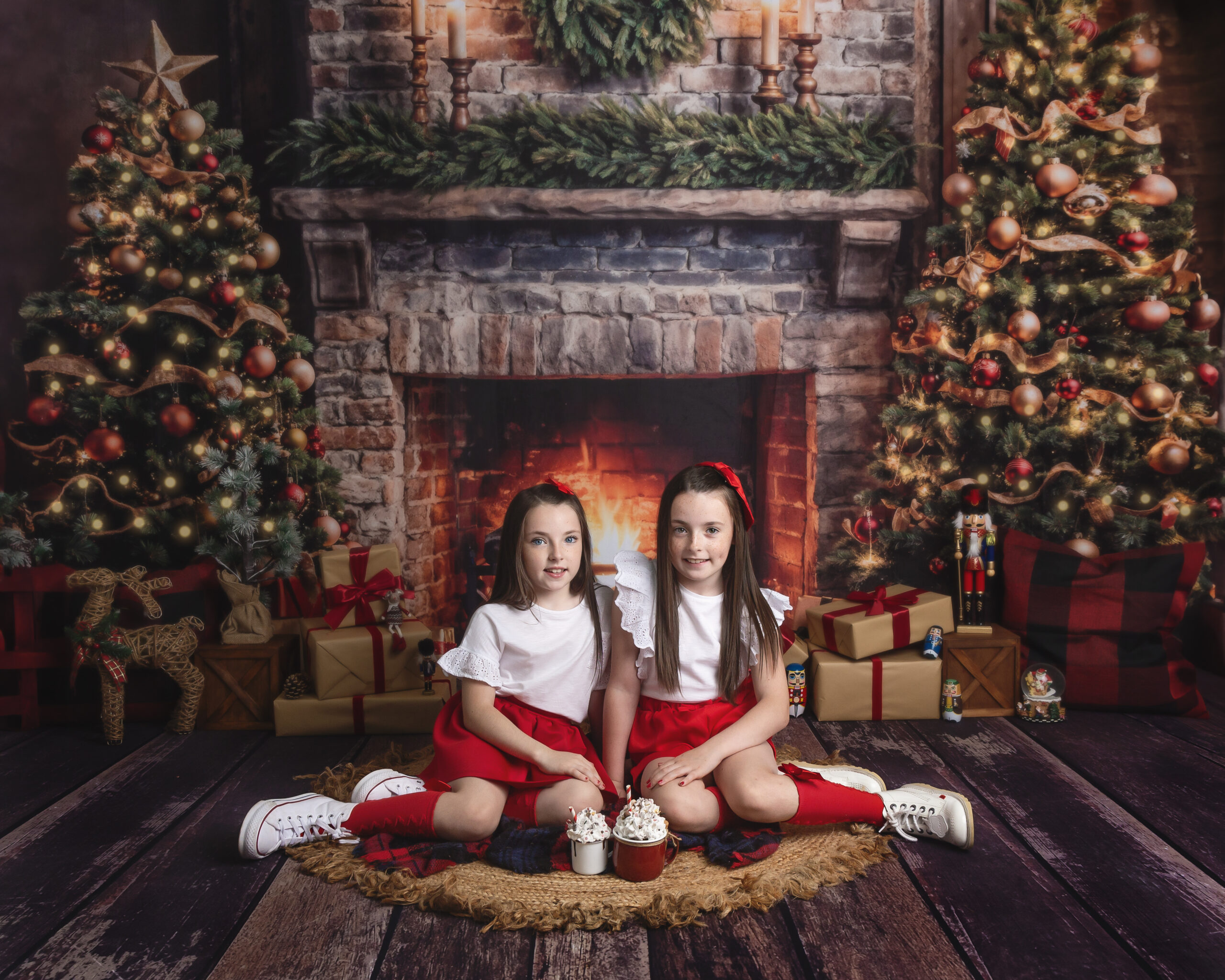 glasgow fire place christmas mini session